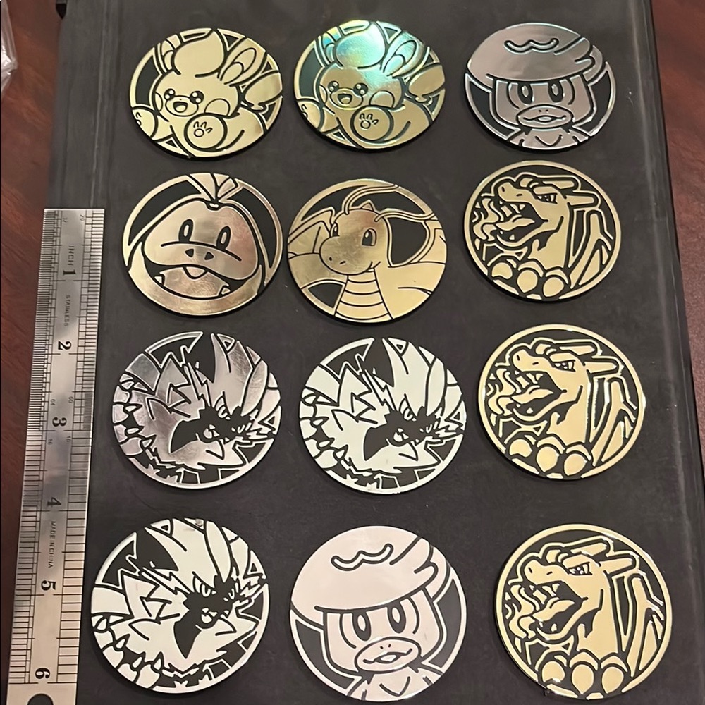 Pokemon Gold and Silver Trading Coins